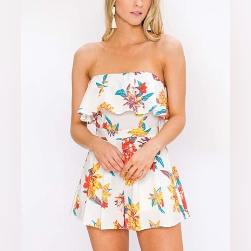 Beneath the palms romper